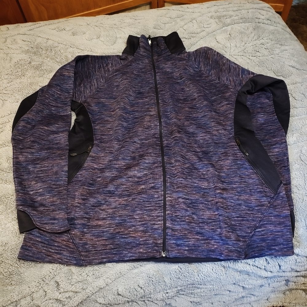 NWOT Columbia Sportswear Double-Layer Knit Activewear Zip Jacket